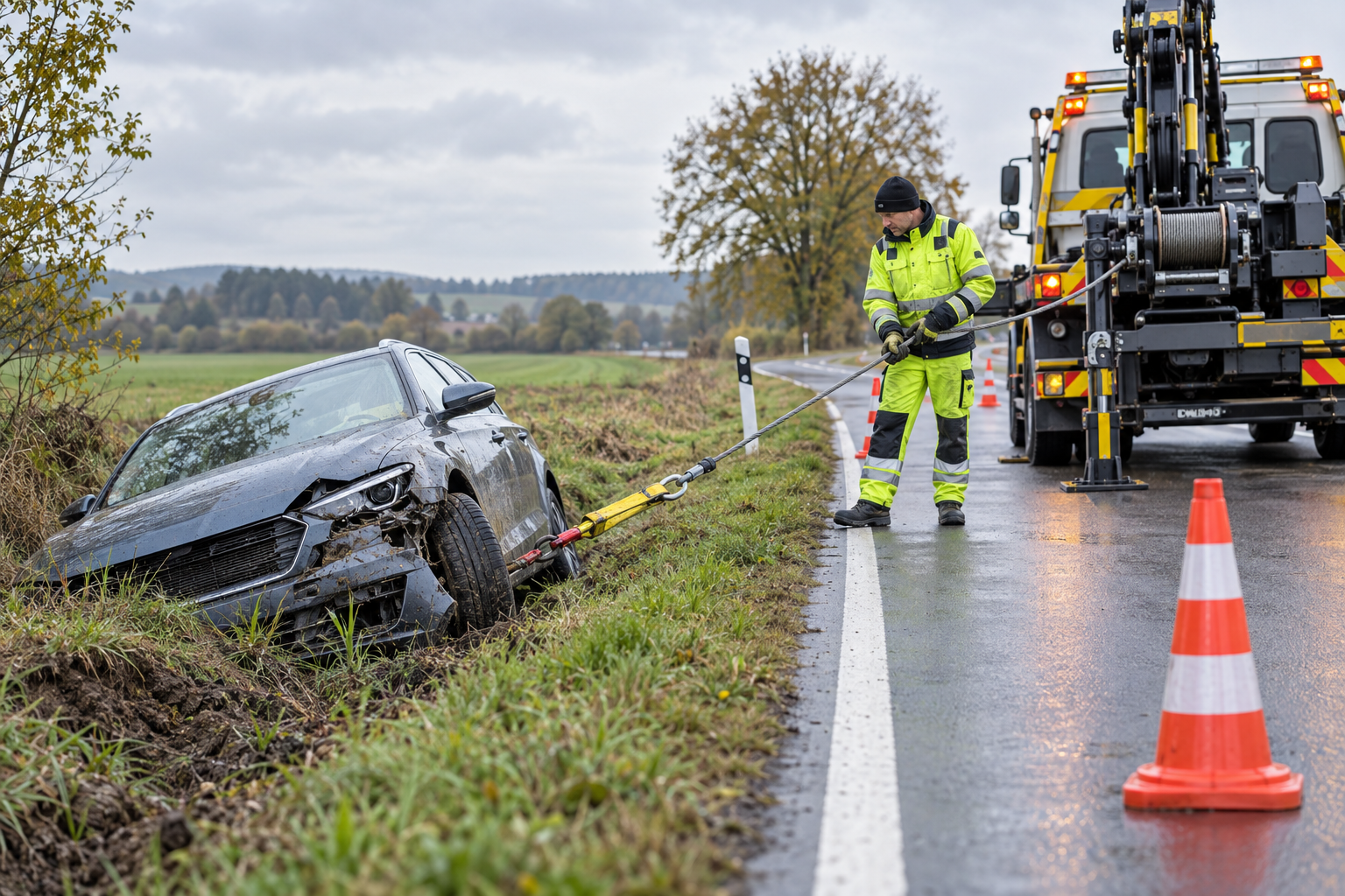 Onlinekurs Unfallfahrzeuge & Bergung